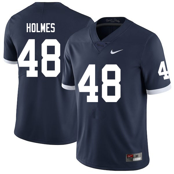 NCAA Nike Men's Penn State Nittany Lions C.J. Holmes #48 College Football Authentic Throwback Navy Stitched Jersey AUL6598LW